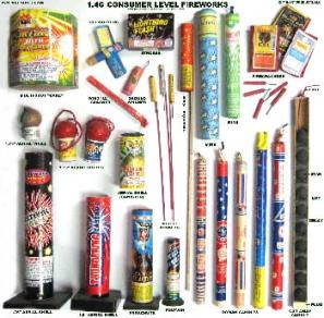 Consumer Fireworks 1.4G Explosives Poster - Click Image to Close